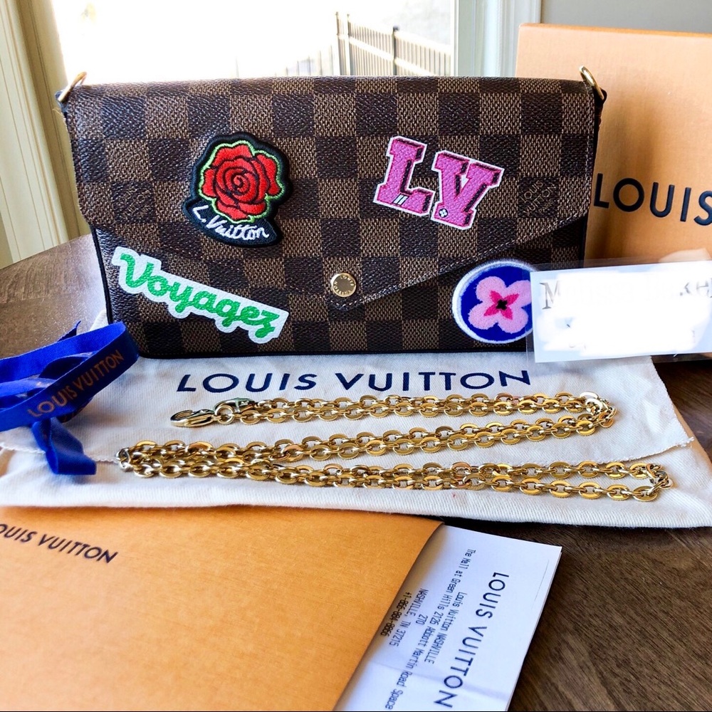 Louis Vuitton Pochette Felicie- DE w/ “LV Stories”